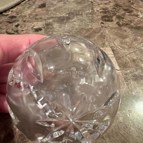 Waterford Crystal Lismore Round Perfume Bottle & Stopper Signed - Picture 10 of 15